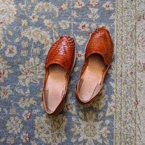 Huarache Sandal | Boho chic leather Mexican mocassin, sandal